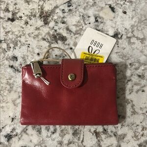 HOBO Cherry Leather Card Wallet